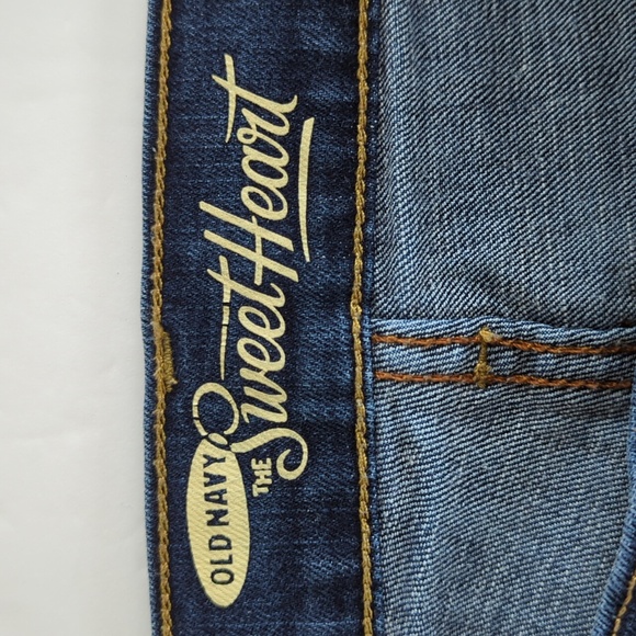 Old Navy Sweet Heart Boot Cut Jeans 12S Blue Pockets - Picture 3 of 14